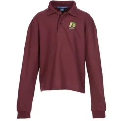 Silk Touch Sport Long Sleeve Polo - Youth