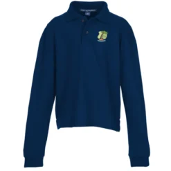 Silk Touch Sport Long Sleeve Polo - Youth