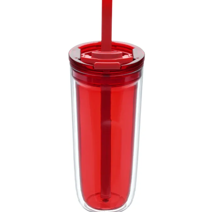 Simone Acrylic Tumbler with Straw - 16 oz.