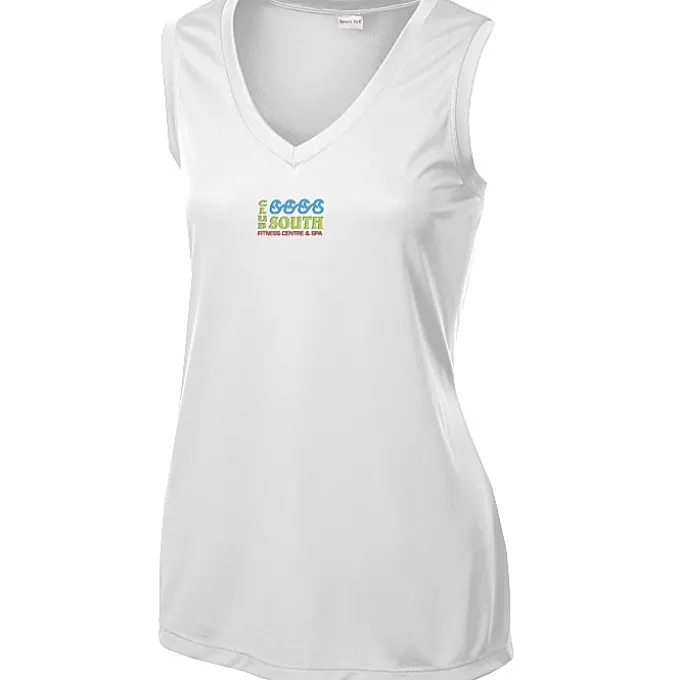 Sleeveless Contender V-Neck Tank - Ladies' - Embroidered