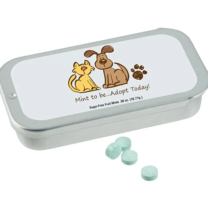 Slider Tin with Sugar-Free Mints - 24 hr