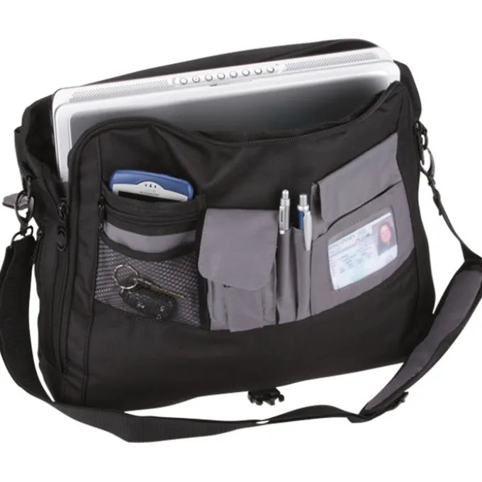 Slope Laptop Messenger Bag - Embroidered