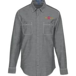 Slub Chambray Double Pocket Shirt - Men's