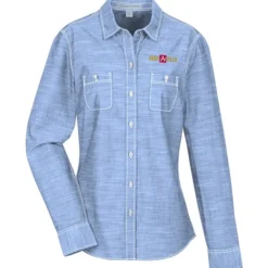 Slub Chambray Double Pocket Shirt - Ladies'