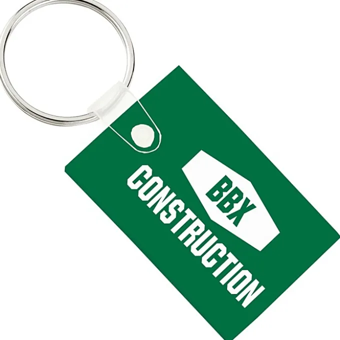 Small Rectangle Soft Keychain - Opaque