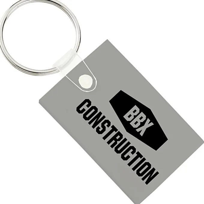 Small Rectangle Soft Keychain - Opaque