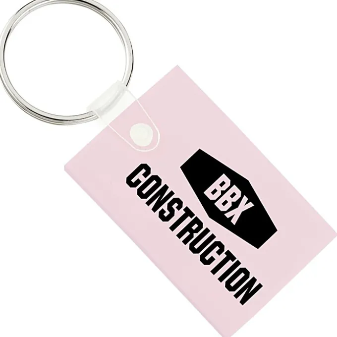 Small Rectangle Soft Keychain - Opaque