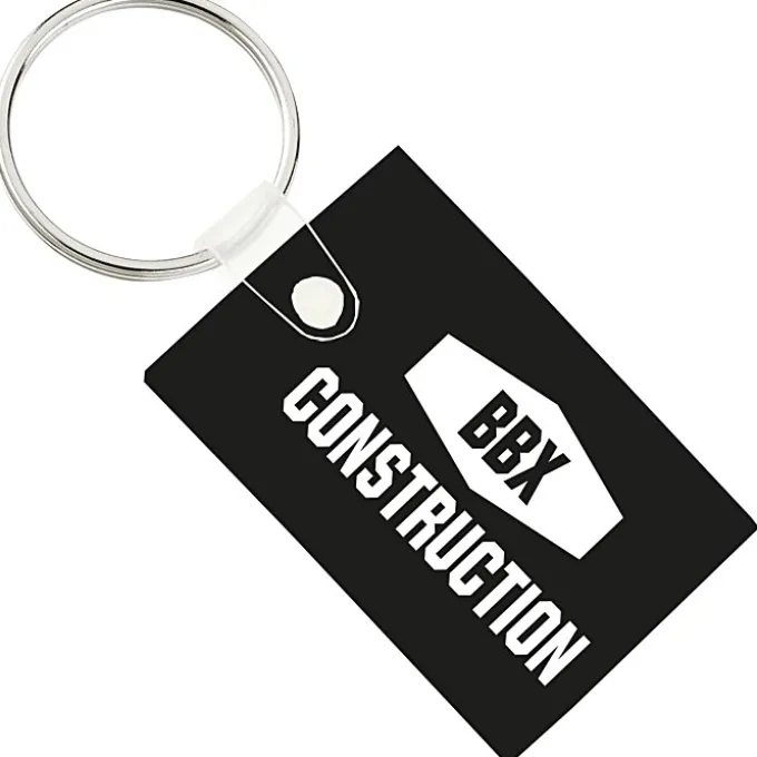 Small Rectangle Soft Keychain - Opaque