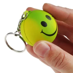 Smiley Face Mood Stress Keychain