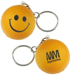 Smiley Face Mood Stress Keychain