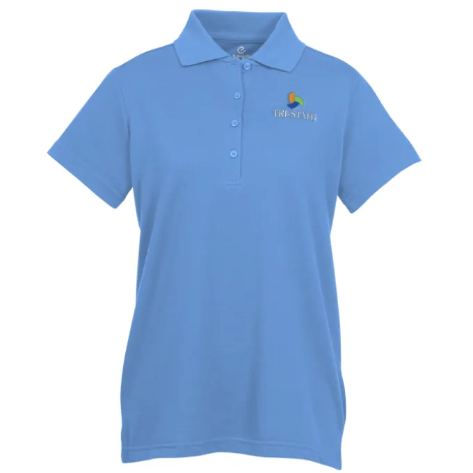 Smooth Touch Blended Pique Polo - Ladies'