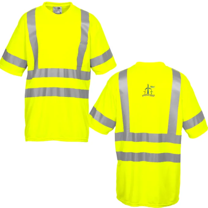 Snag-Resistant Reflective Short Sleeve T-Shirt