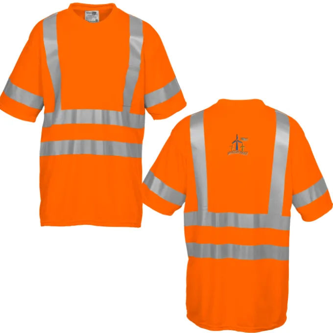 Snag-Resistant Reflective Short Sleeve T-Shirt