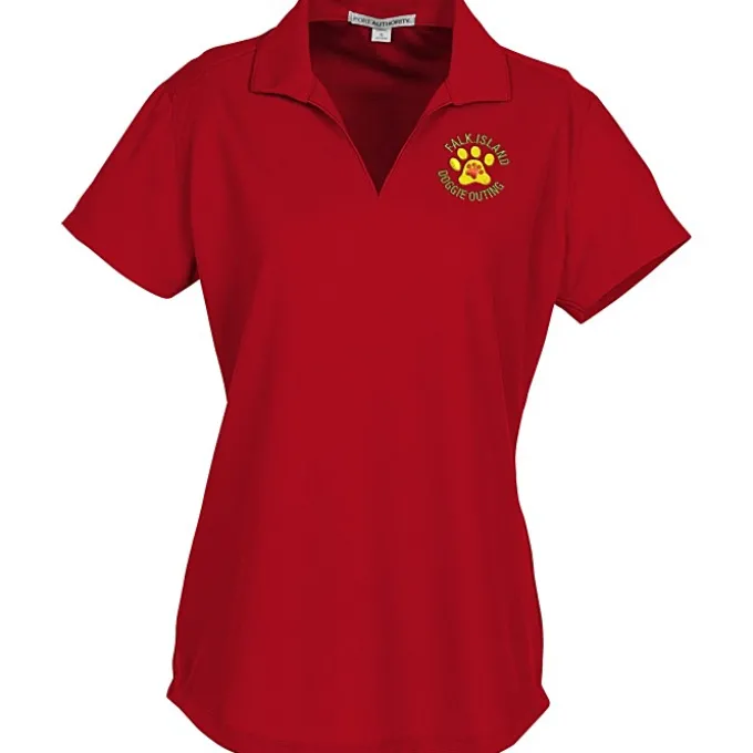 Snag Resistant Textured Performance Polo - Ladies'