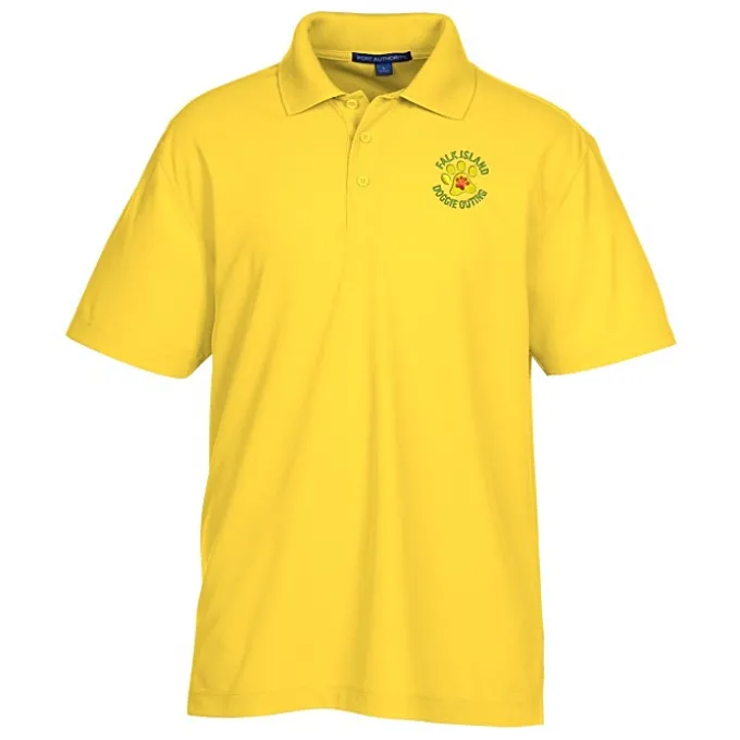 Snag Resistant Textured Performance Polo - Men's