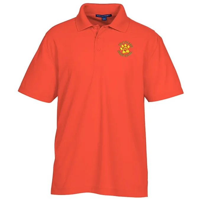 Snag Resistant Textured Performance Polo - Men's
