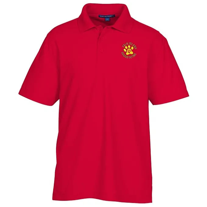 Snag Resistant Textured Performance Polo - Men's