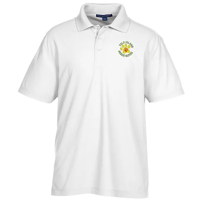 Snag Resistant Textured Performance Polo - Men's