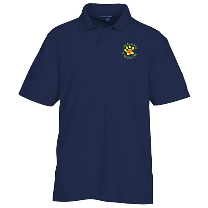 Snag Resistant Textured Performance Polo - Men's