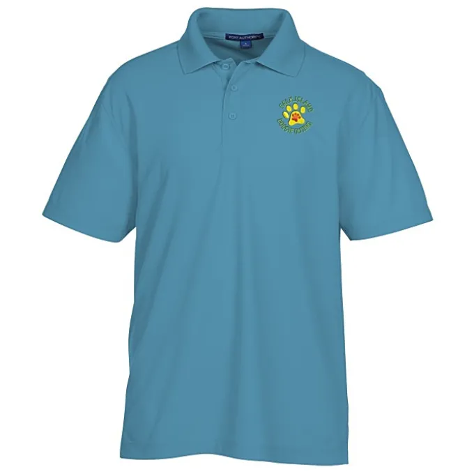 Snag Resistant Textured Performance Polo - Men's