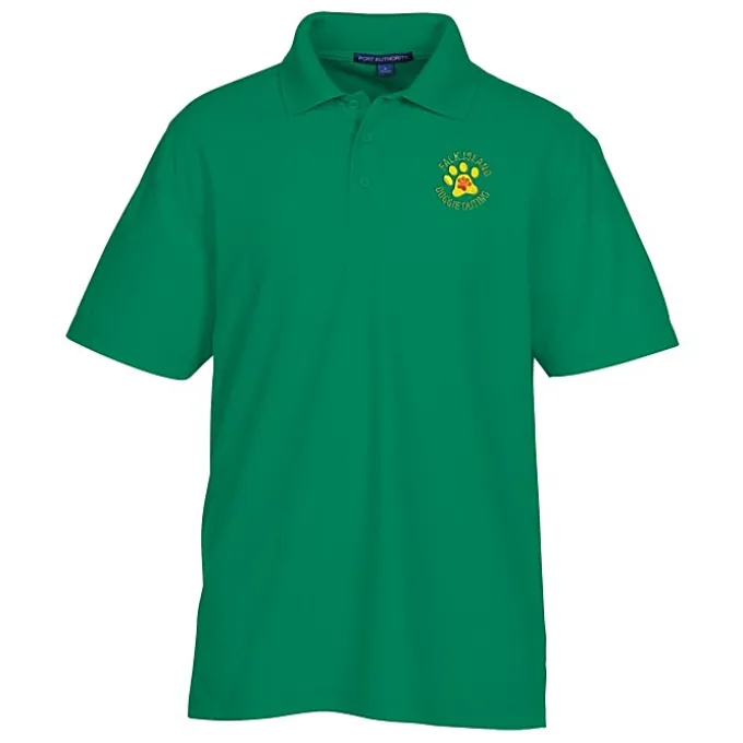 Snag Resistant Textured Performance Polo - Men's