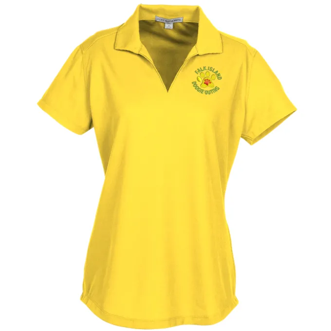 Snag Resistant Textured Performance Polo - Ladies' - 24 hr
