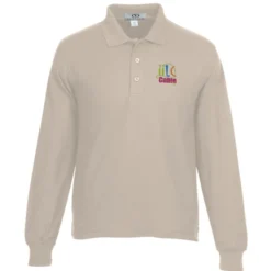 Soft-Blend Double-Tuck Long Sleeve Polo