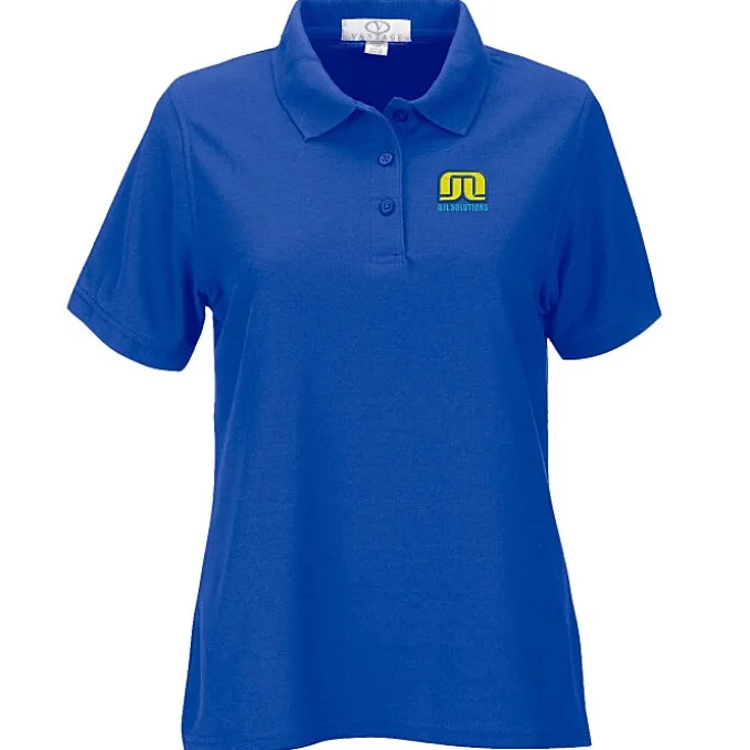 Soft-Blend Double-Tuck Polo - Ladies'