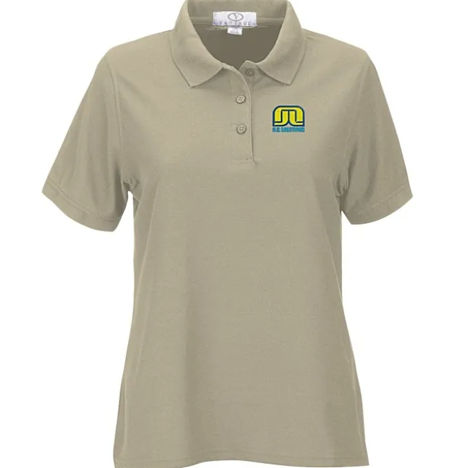 Soft-Blend Double-Tuck Polo - Ladies'