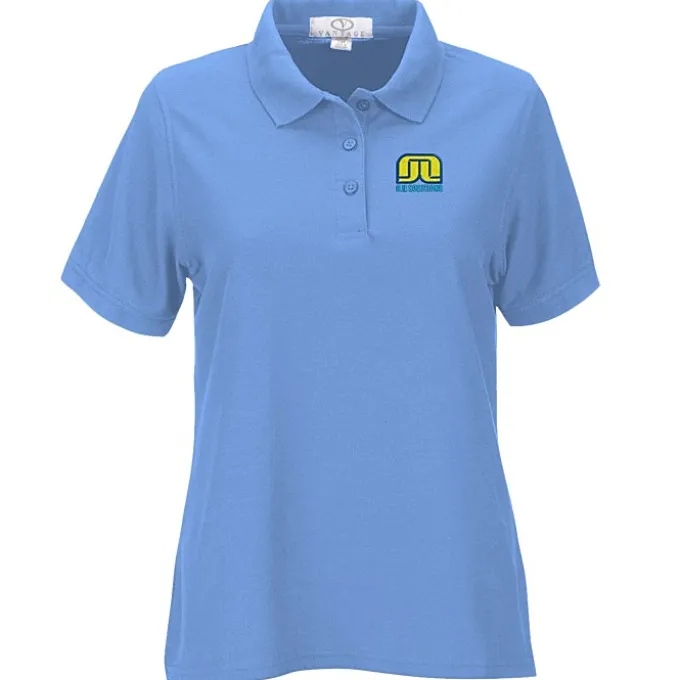 Soft-Blend Double-Tuck Polo - Ladies'