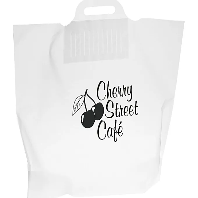 Soft Bridge Handle Plastic Bag - 18 inches x 18 inches