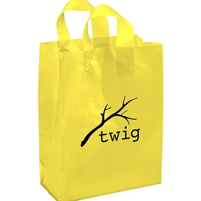 Soft-Loop Frosted Shopper - 13 inches x 10 inches