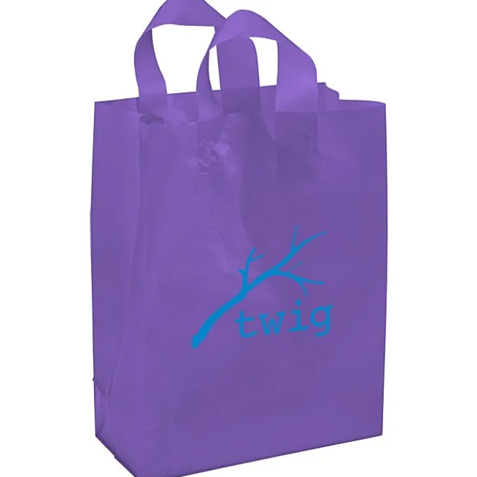 Soft-Loop Frosted Shopper - 13 inches x 10 inches