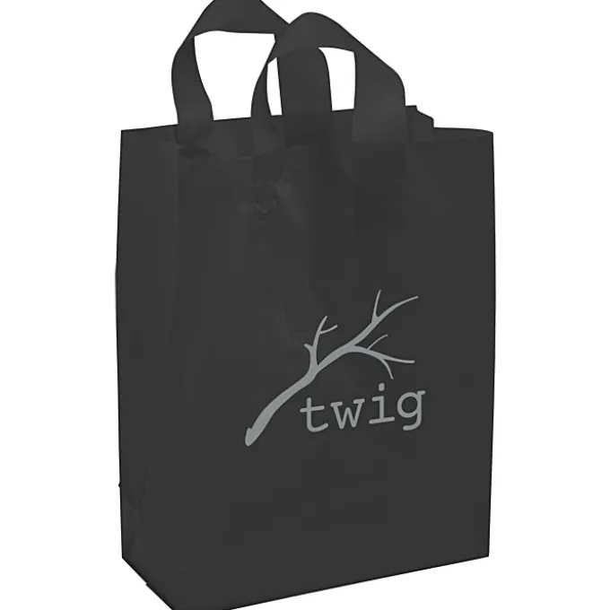 Soft-Loop Frosted Shopper - 13 inches x 10 inches