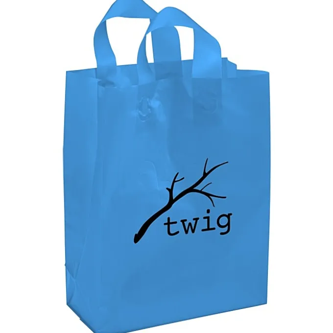 Soft-Loop Frosted Shopper - 13 inches x 10 inches