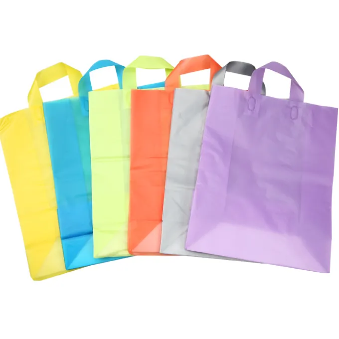 Soft-Loop Frosted Shopper - 17 inches x 13 inches - Foil