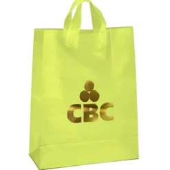 Soft-Loop Frosted Shopper - 17 inches x 13 inches - Foil