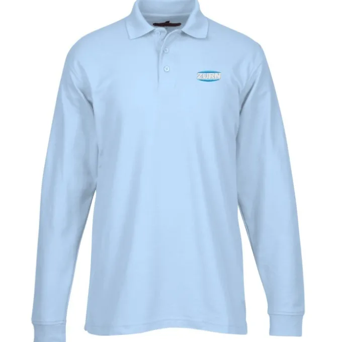 Soft Touch Pique LS Sport Shirt - Men's