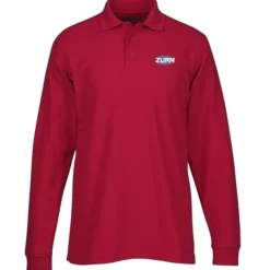 Soft Touch Pique LS Sport Shirt - Men's