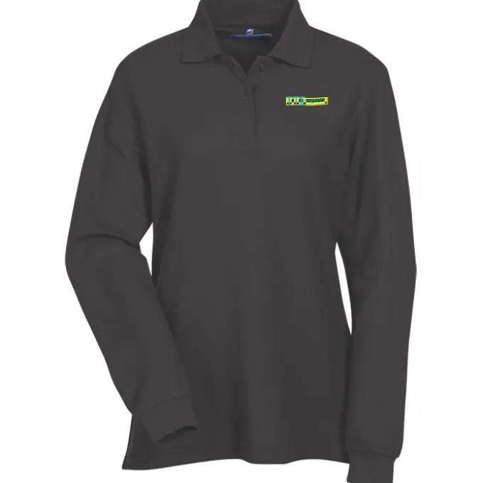Soft Touch Pique LS Sport Shirt - Ladies'