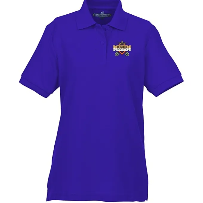 Soft Touch Pique Sport Shirt - Ladies' - Full Color