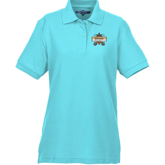 Soft Touch Pique Sport Shirt - Ladies' - Full Color