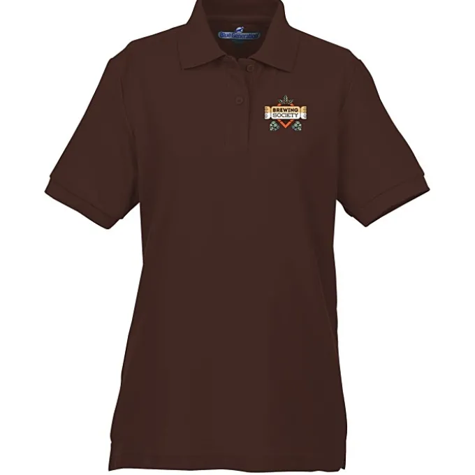 Soft Touch Pique Sport Shirt - Ladies' - Full Color