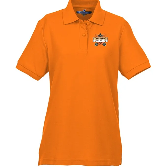 Soft Touch Pique Sport Shirt - Ladies' - Full Color
