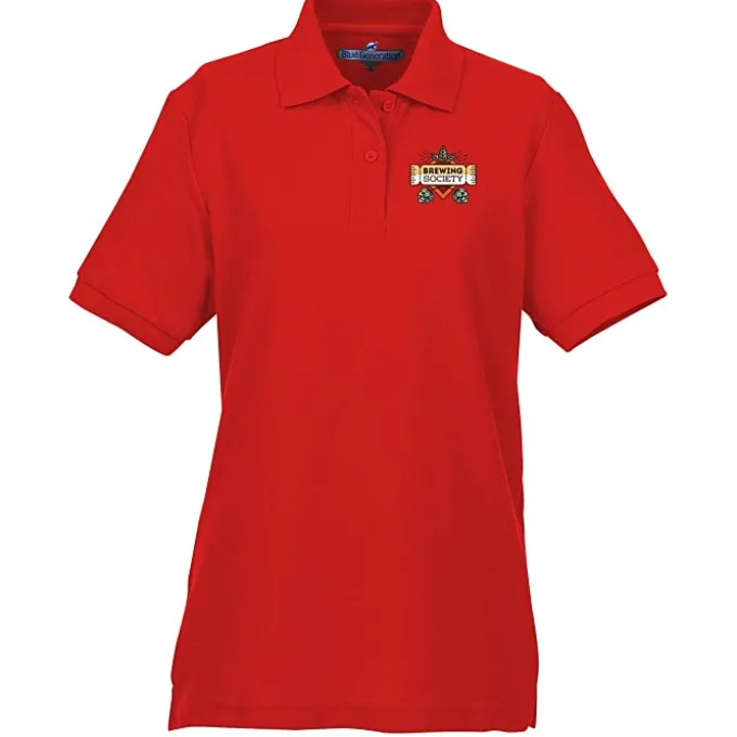 Soft Touch Pique Sport Shirt - Ladies' - Full Color