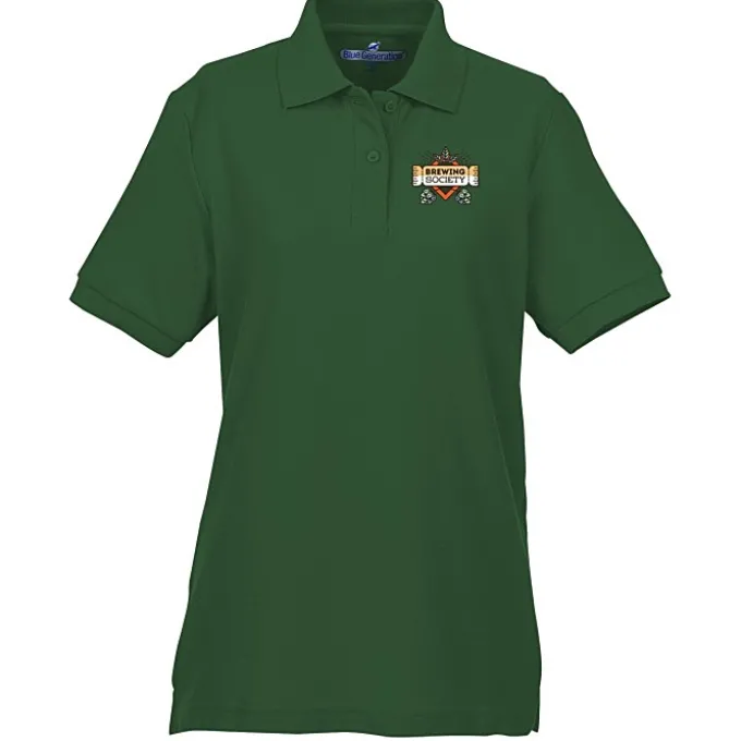 Soft Touch Pique Sport Shirt - Ladies' - Full Color