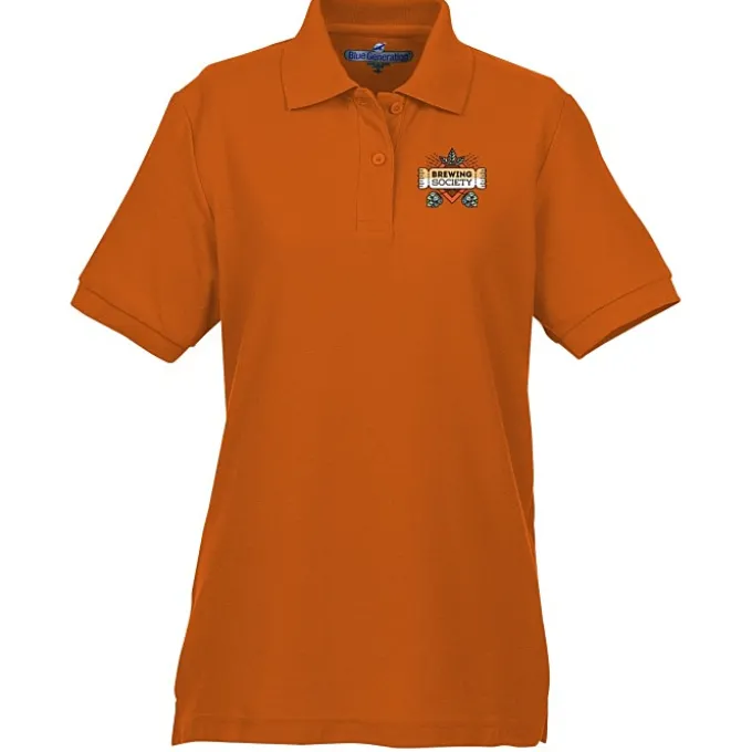 Soft Touch Pique Sport Shirt - Ladies' - Full Color