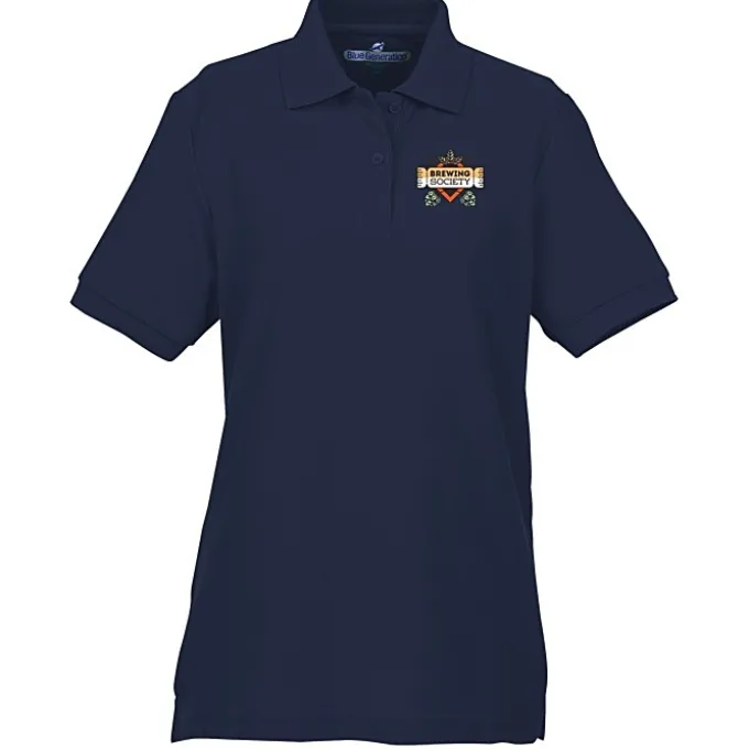 Soft Touch Pique Sport Shirt - Ladies' - Full Color