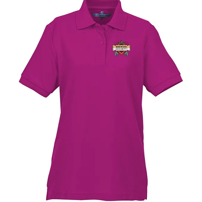 Soft Touch Pique Sport Shirt - Ladies' - Full Color
