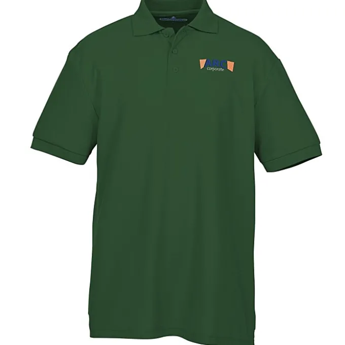 Soft Touch Pique Sport Shirt - Men's - Embroidered